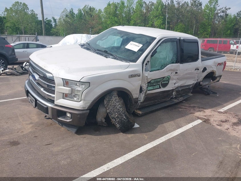 2017 Ford F-150 3.5 King Ranch white Lot 111044759068 Vin 1FTEW1EG7HKC58175