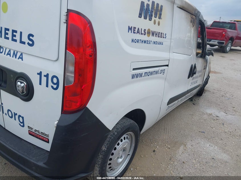 Vin: zfbhrfab0k6n78338, lot: 45256302, ram promaster city tradesman 20194