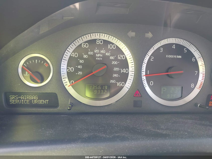 2004 Volvo S80 2.9 VIN: YV1TS92D541353775 Lot: 44759127