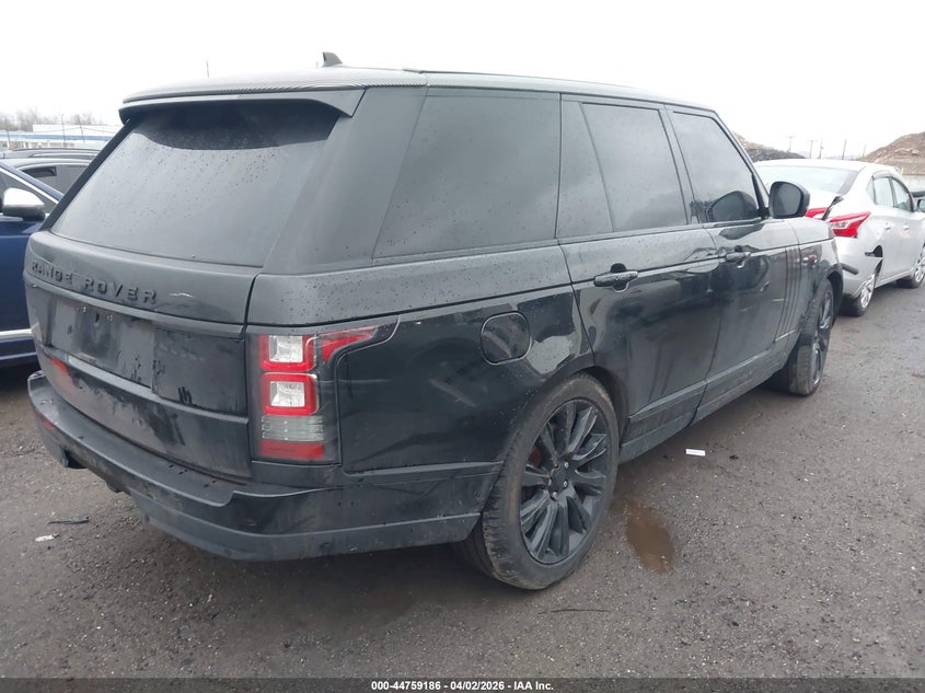 2016 LAND ROVER RANGE ROVER auction photo 4