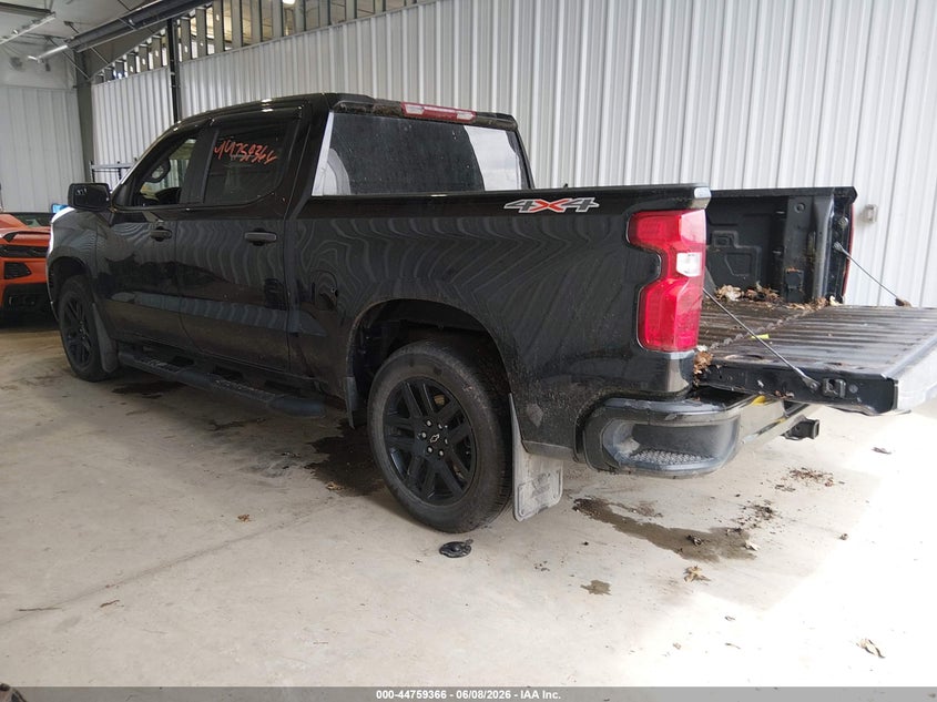 Vin: 1gcpdbek8rz114166, lot: 45256570, chevrolet silverado 1500 4wd  short bed custom 20243