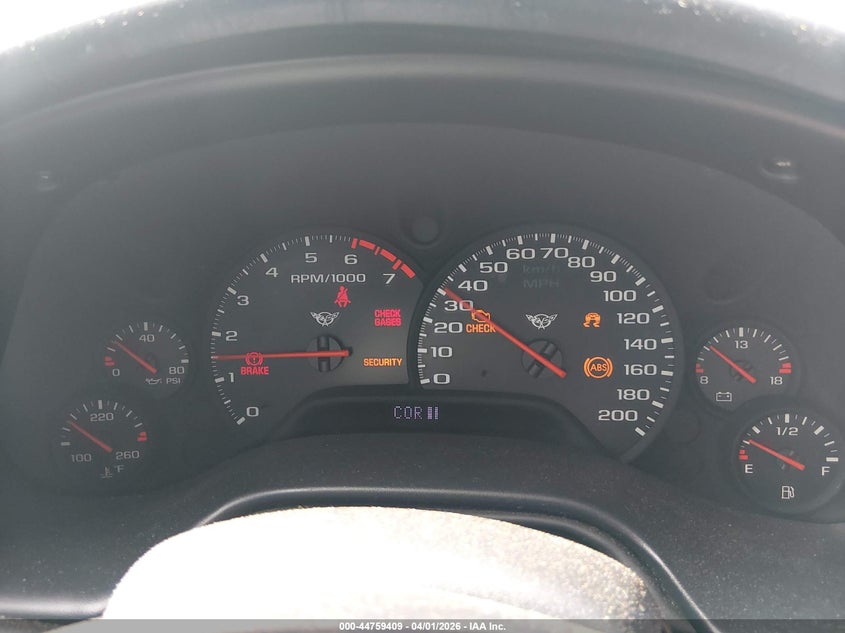 2001 Chevrolet Corvette VIN: 1G1YY22G715108047 Lot: 44759409