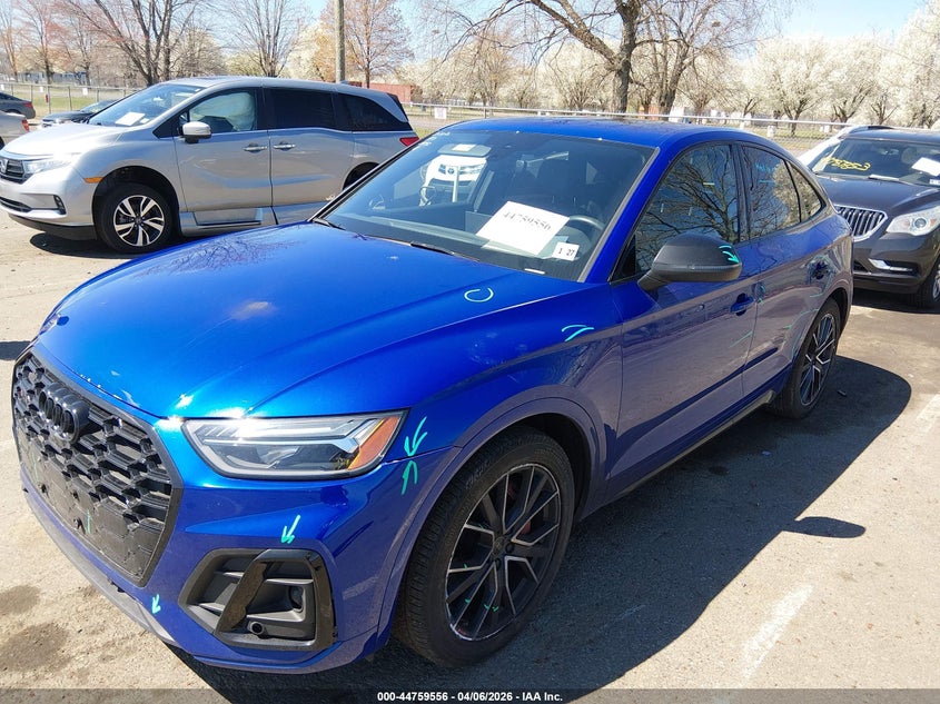 Vin: wa124afy4n2044752, lot: 45256760, audi sq5 sportback premium plus tfsi quattro tiptronic 20222