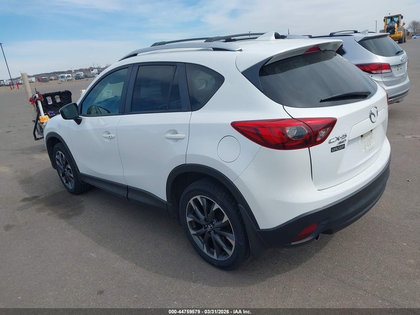Vin: jm3ke4dy7g0846144, lot: 45256783, mazda cx-5 grand touring 20163