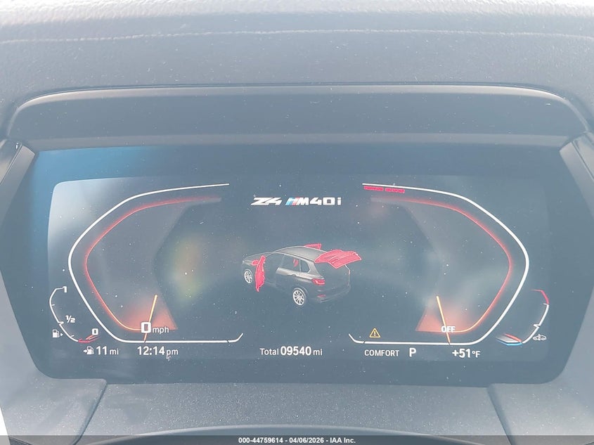 2020 BMW Z4 M40I VIN: WBAHF9C02LWW46723 Lot: 44759614