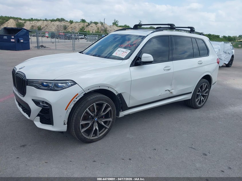 Vin: 5uxcx6c05m9g15847, lot: 45256895, bmw x7 m50i 20212