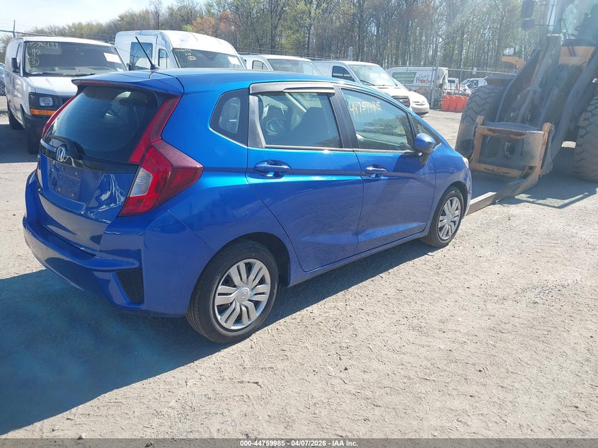 Vin: jhmgk5h56gs013855, lot: 45257190, honda fit lx 20164
