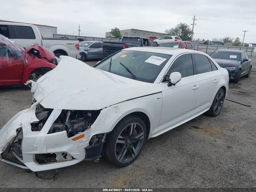 Vin: wauenaf4xhn002566, lot: 45257225, audi a4 2.0t premium 20172