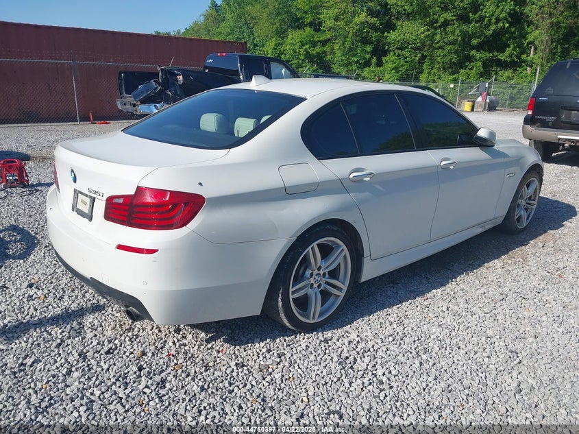 Vin: wba5b1c56edz37218, lot: 45257601, bmw 535i 20144