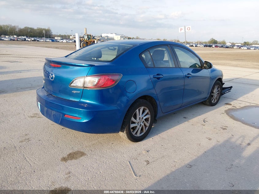Vin: jm1bl1v70c1586824, lot: 45257640, mazda mazda3 i touring 20124