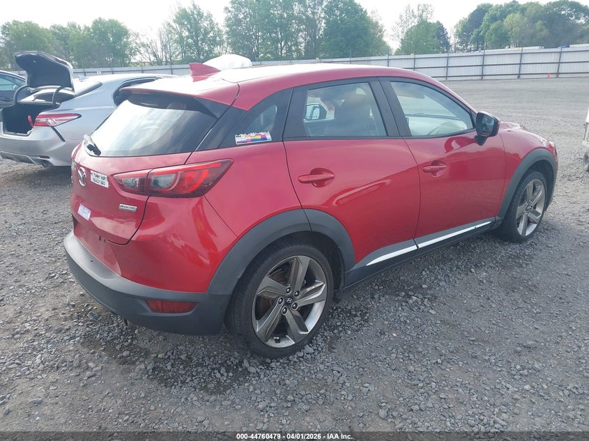 Vin: jm1dkfd72h0173066, lot: 45257683, mazda cx-3 grand touring 20174
