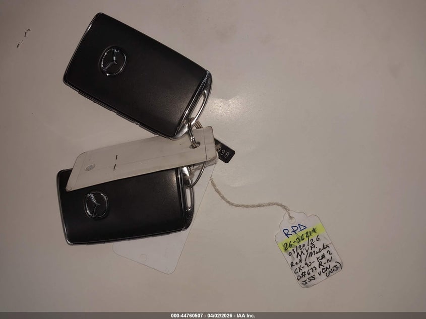 2025 Mazda Cx-90 3.3 Turbo S Premium Package VIN: JM3KKDHC0S1192081 Lot: 44760507