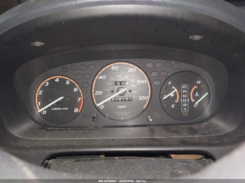 2000 Honda Cr-V Ex VIN: JHLRD1863YS000281 Lot: 44760527