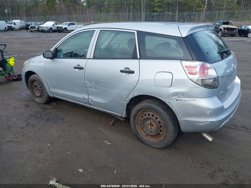 2005 TOYOTA MATRIX HATCHBACK 1.8L I-4 DOHC, VVT, 123HP