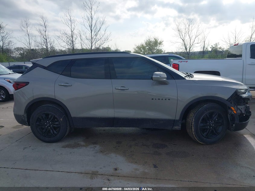 VIN 3GNKBCR44MS547496 2021 CHEVROLET BLAZER FWD 2LT