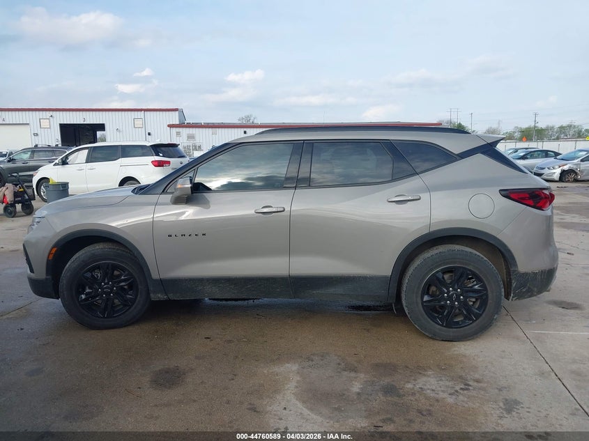 VIN 3GNKBCR44MS547496 2021 CHEVROLET BLAZER FWD 2LT
