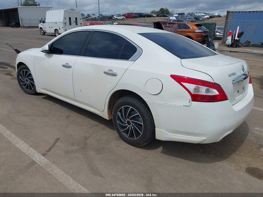 2010 Nissan Maxima 3.5 3.5 S white Lot 111044760650 Vin 1N4AA5AP5AC869144