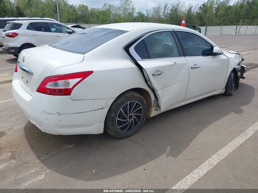 2010 Nissan Maxima 3.5 3.5 S white Lot 111044760650 Vin 1N4AA5AP5AC869144