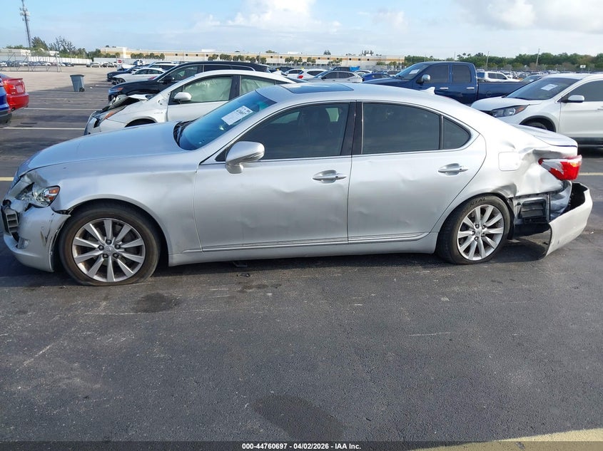 LEXUS LS 460 2012 VIN JTHBL5EF0C5112748