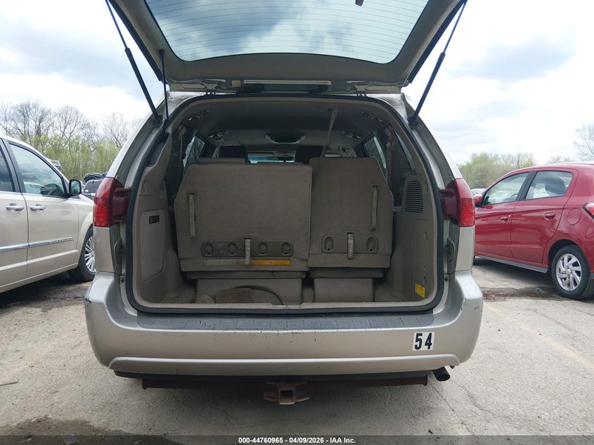 2004 TOYOTA SIENNA VAN 3.3L V-6 DOHC, VVT, 230HP