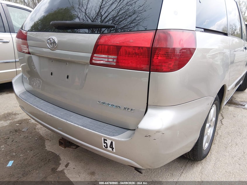 2004 TOYOTA SIENNA VAN 3.3L V-6 DOHC, VVT, 230HP