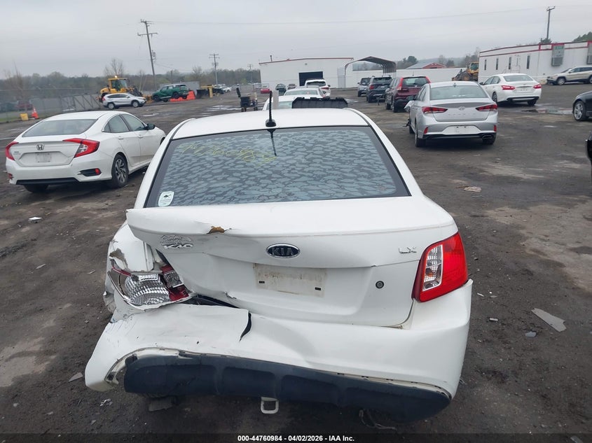 2010 Kia Rio Lx VIN: KNADH4A3XA6654459 Lot: 44760984