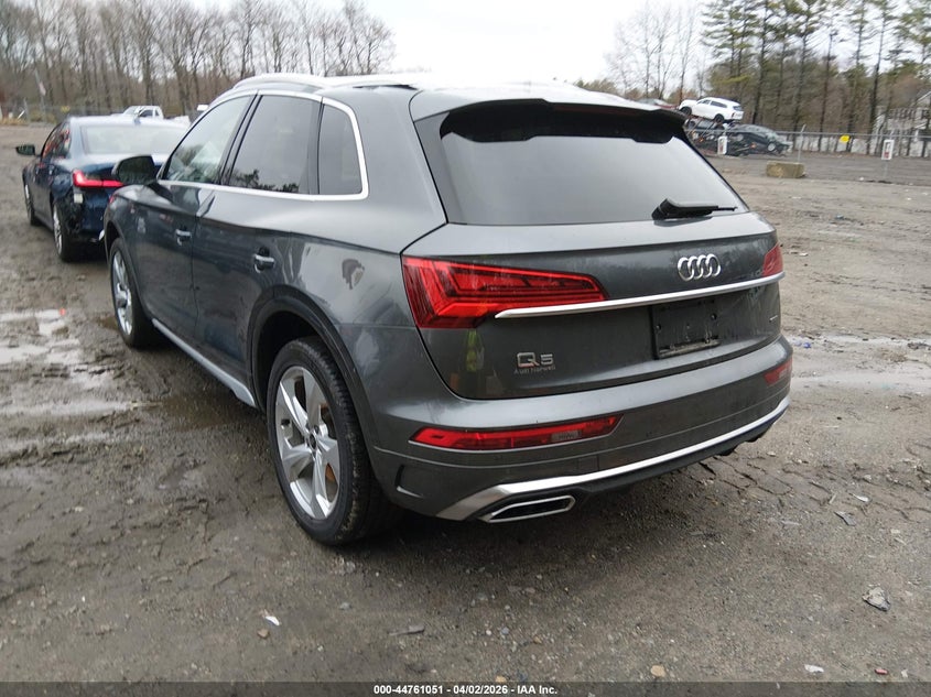 Vin: wa1eaafy5r2053620, lot: 45258255, audi q5 premium plus 45 tfsi s line quattro 20243