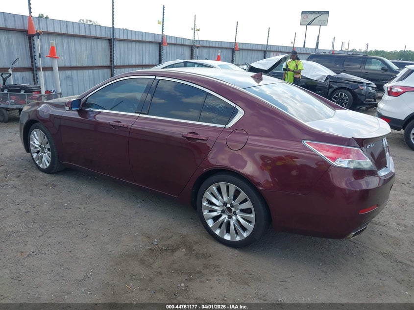 2012 Acura Tl 3.5 red Lot 111044761177 Vin 19UUA8F55CA017022