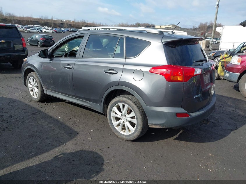 2014 Toyota Rav 4 2.5 Rav4 Limited grey Lot 111044761372 Vin 2T3DFREV1EW178902