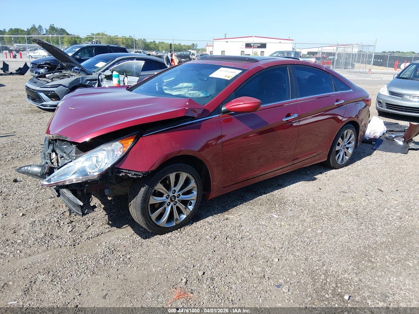 2012 Hyundai Sonata 2.4 Se red Lot 111044761400 Vin 5NPEC4AC9CH384736