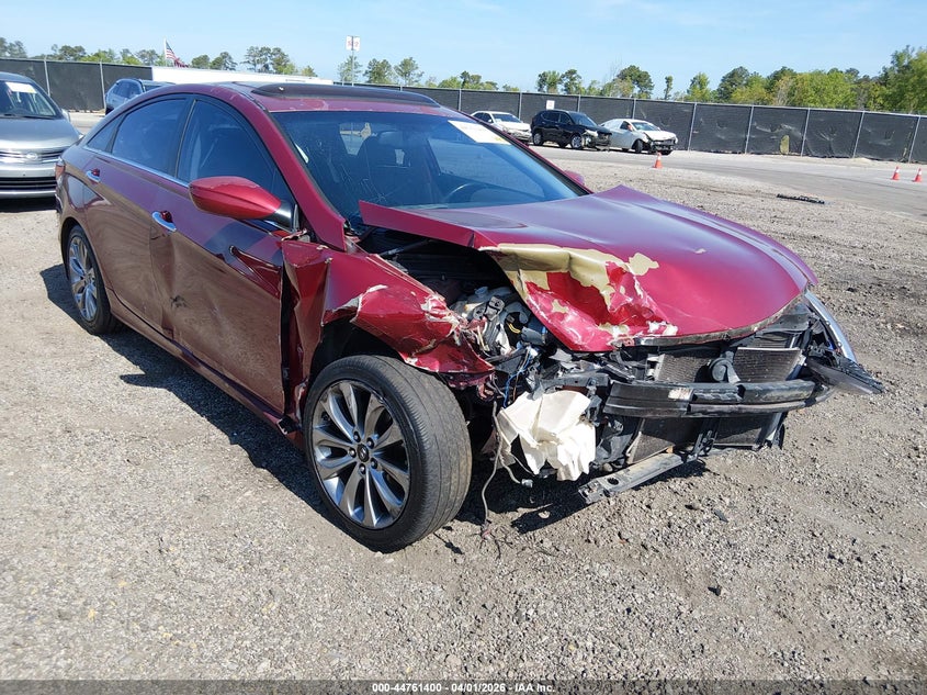 2012 Hyundai Sonata 2.4 Se red Lot 111044761400 Vin 5NPEC4AC9CH384736