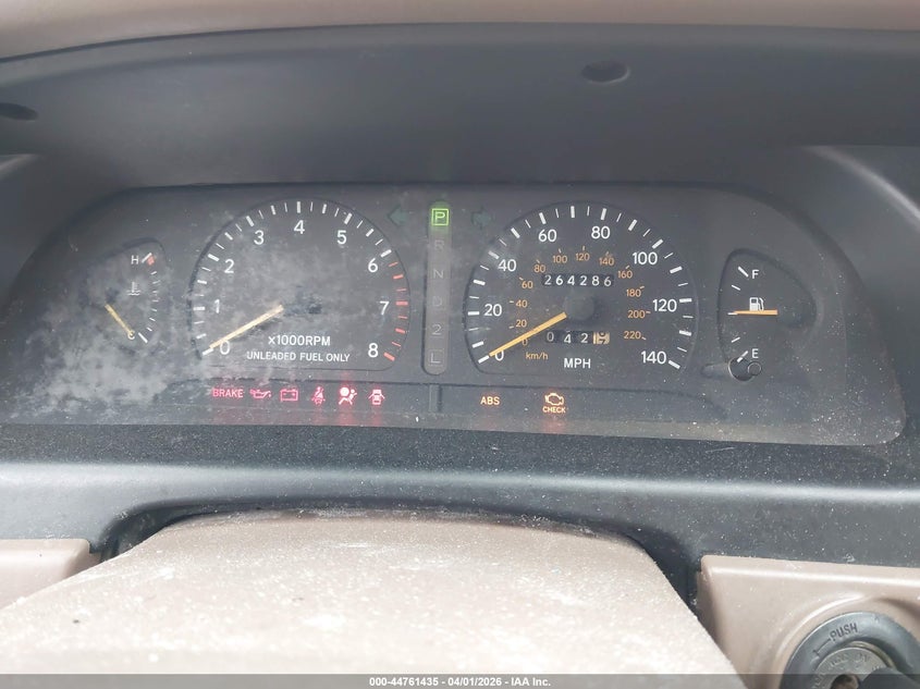 1996 TOYOTA AVALON SEDAN 3.0L V6 FI 24V F4