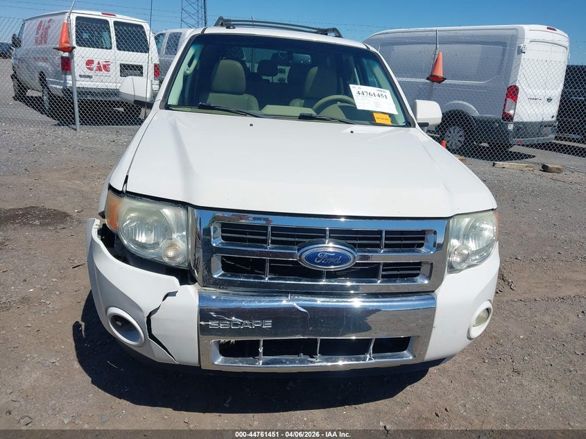 1FMCU0EG1CKB87759 2012 Ford Escape 3.0 Limited white