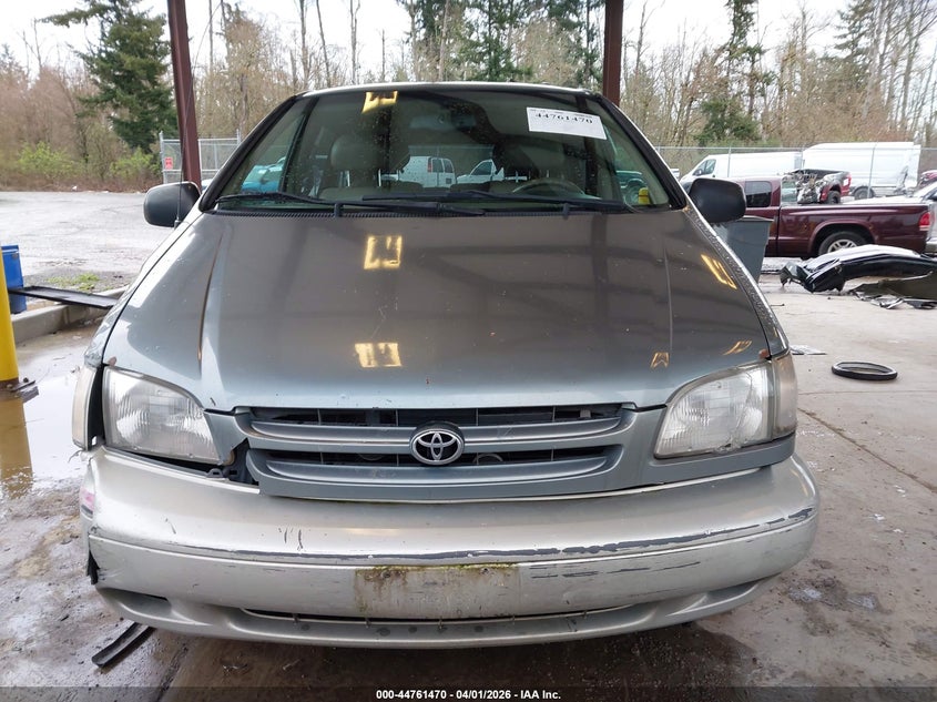 2000 Toyota Sienna Xle VIN: 4T3ZF13C1YU259931 Lot: 44761470
