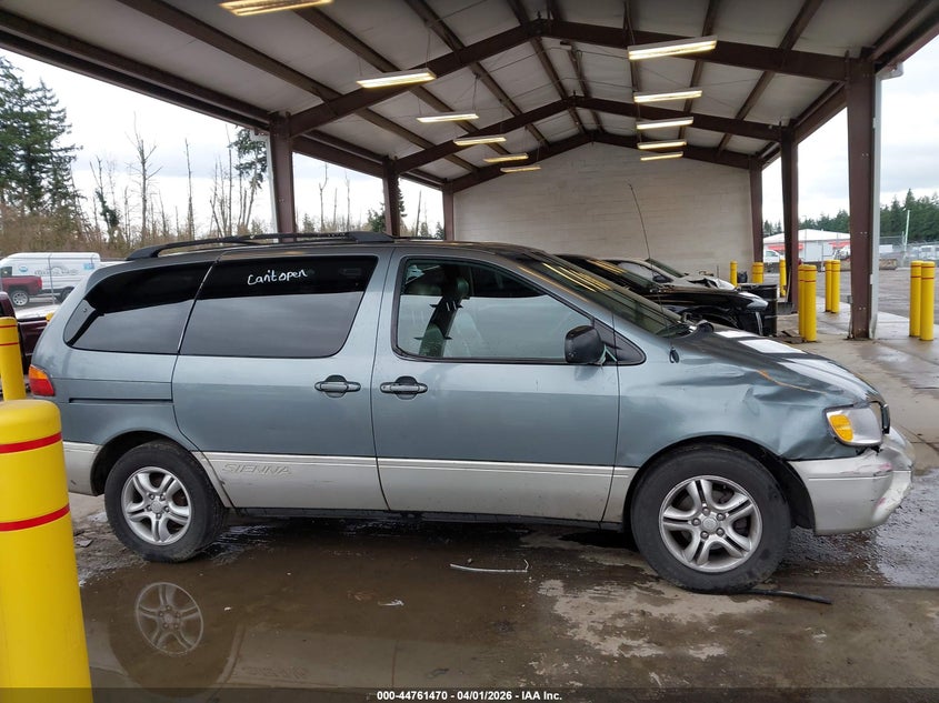 2000 Toyota Sienna Xle VIN: 4T3ZF13C1YU259931 Lot: 44761470