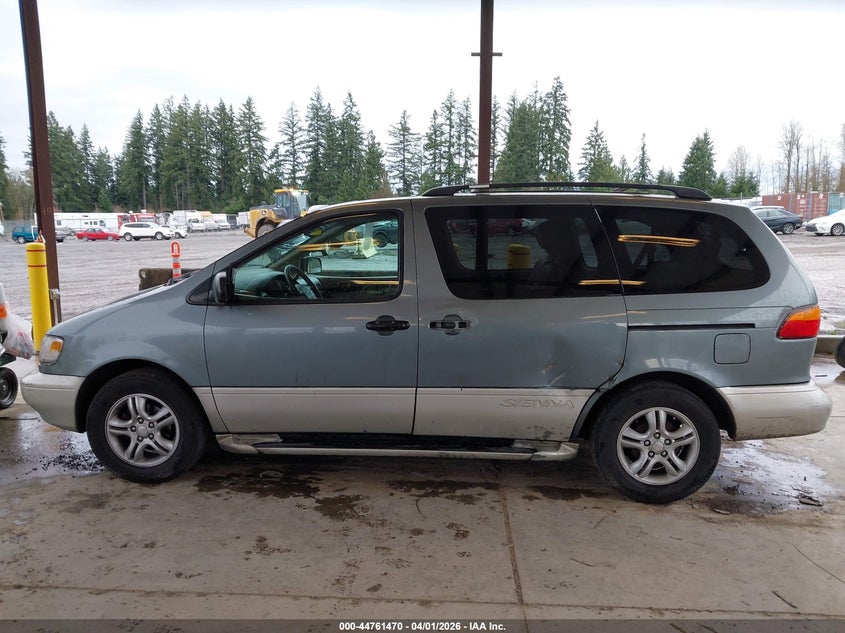2000 Toyota Sienna Xle VIN: 4T3ZF13C1YU259931 Lot: 44761470