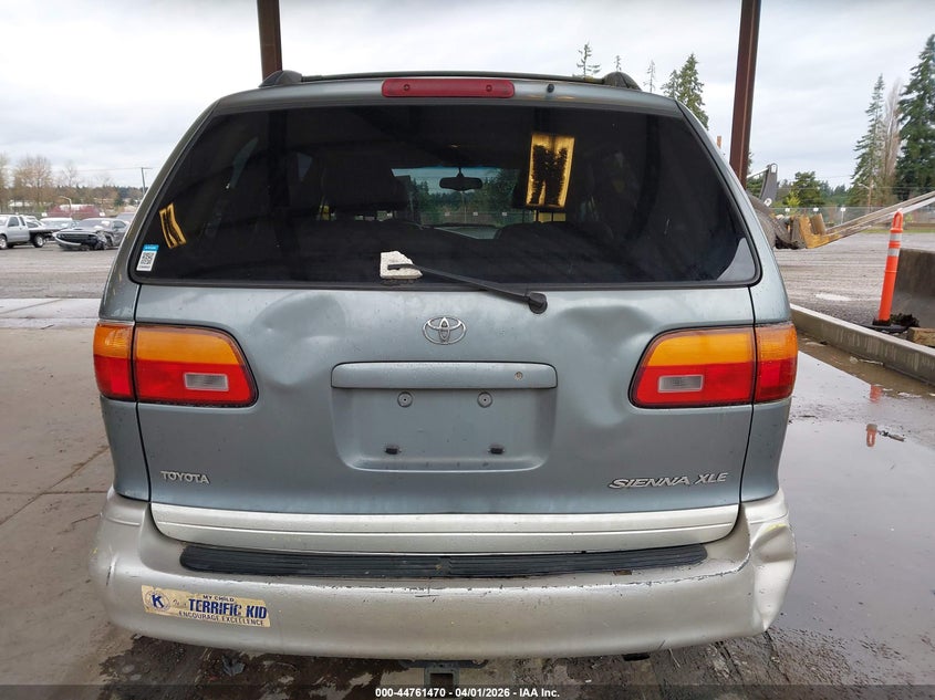 2000 Toyota Sienna Xle VIN: 4T3ZF13C1YU259931 Lot: 44761470