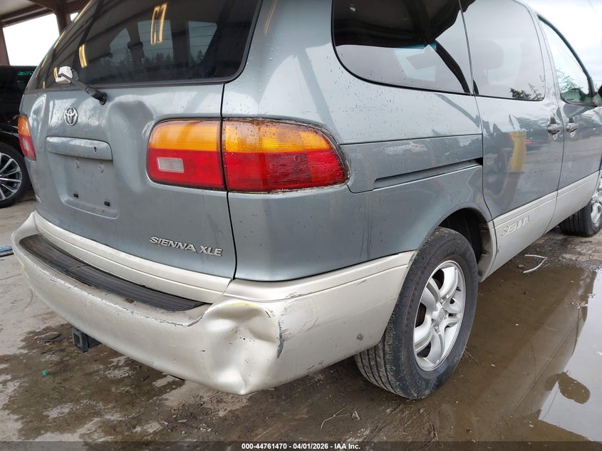 2000 Toyota Sienna Xle VIN: 4T3ZF13C1YU259931 Lot: 44761470