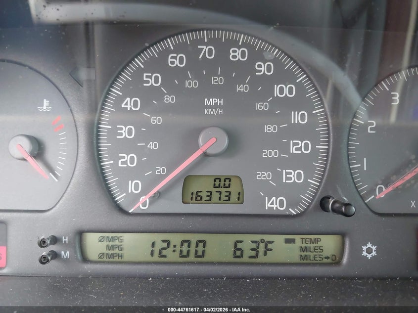 2000 Volvo S70 Se VIN: YV1LS61J1Y2637488 Lot: 44761617