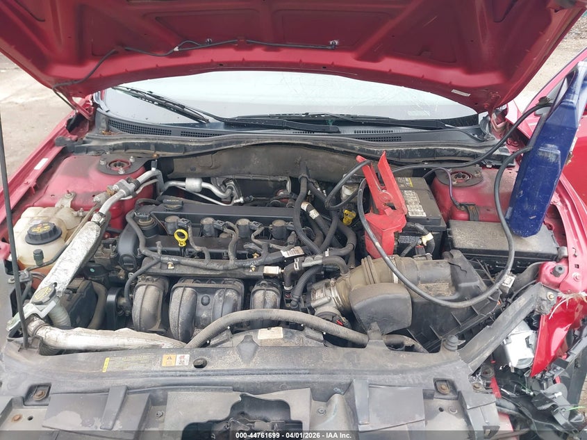 2012 Ford Fusion 2.5 Sel red Lot 111044761699 Vin 3FAHP0JA7CR204729