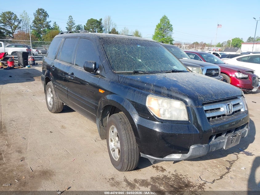 5FNYF18787B015706 2007 Honda Pilot Ex-L auction photo 1