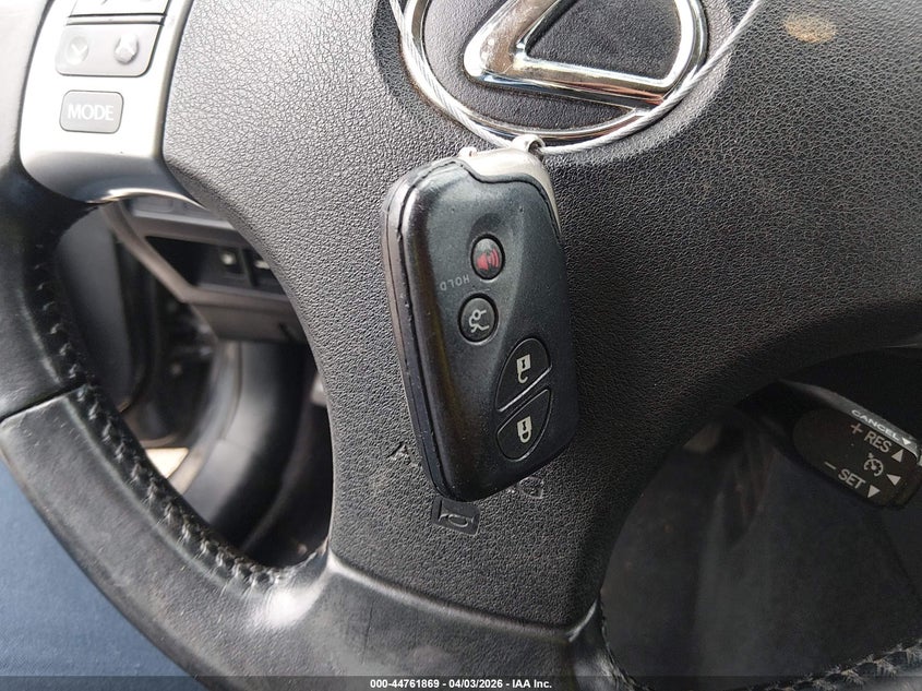 2011 Lexus Is 250 VIN: JTHBF5C27B5156381 Lot: 44761869