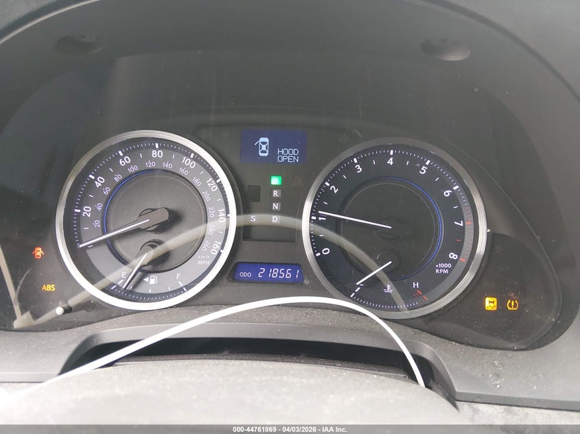 2011 Lexus Is 250 VIN: JTHBF5C27B5156381 Lot: 44761869