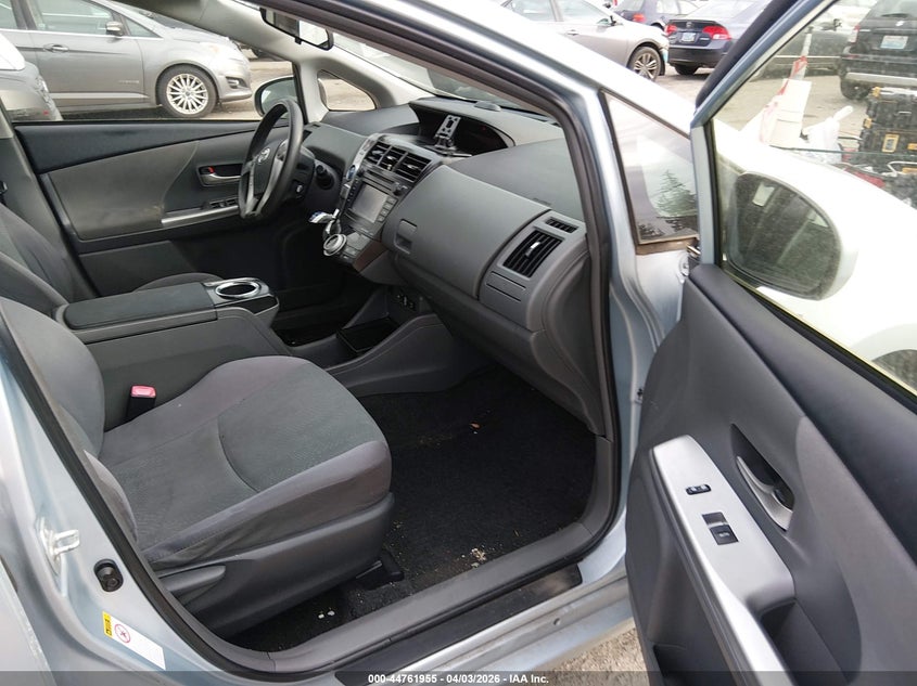 2012 Toyota Prius v 1.8 Prius V Three blue Lot 111044761955 Vin JTDZN3EUXC3145992