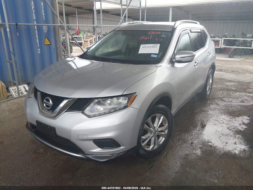 2016 Nissan Rogue Sv VIN: KNMAT2MT5GP686226 Lot: 44761962