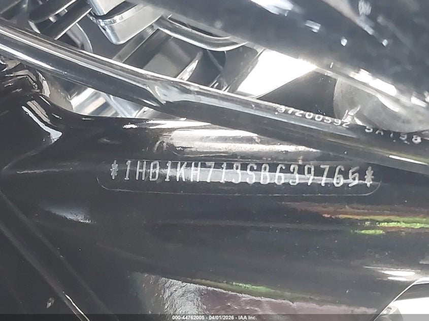 2025 Harley-Davidson Fltrx VIN: 1HD1KH713SB639765 Lot: 44762005