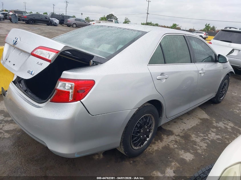 2012 TOYOTA CAMRY SEDAN 2.5L I-4 DOHC, VVT, 156HP