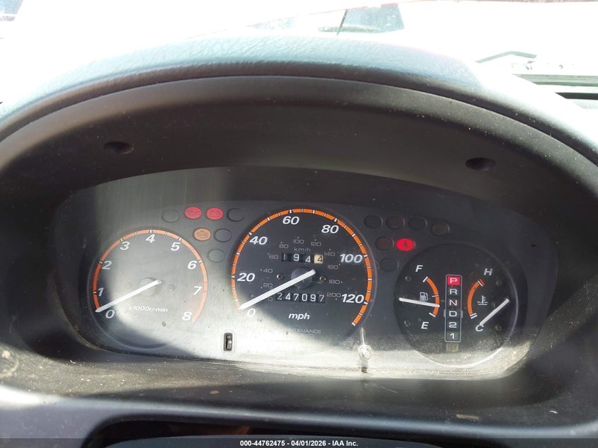 1999 Honda Cr-V Lx VIN: JHLRD2849XC001254 Lot: 44762475