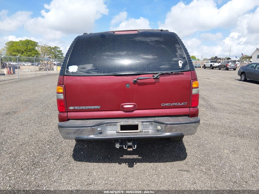 2001 Chevrolet Suburban 1500 Lt VIN: 1GNEC16T71J316499 Lot: 44762579