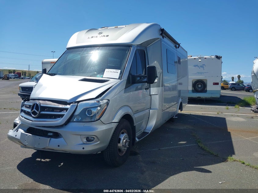 2017 Mercedes-benz Sprinter 3500 High Roof V6 grey Lot 111044762606 Vin WDAPF4CC7H9713613